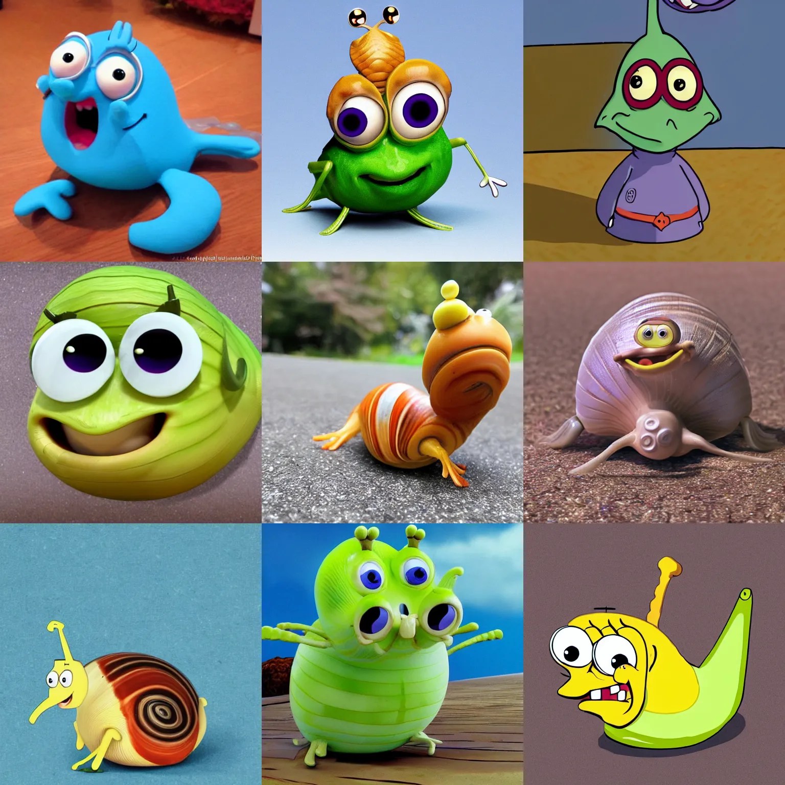 gary the snail from spongebob Stable Diffusion OpenArt