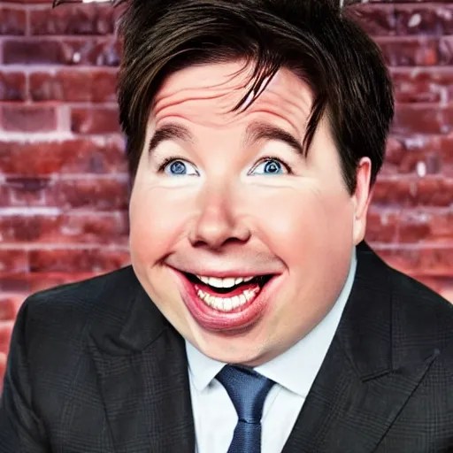 Michael mcintyre being eaten by a snail Stable Diffusion