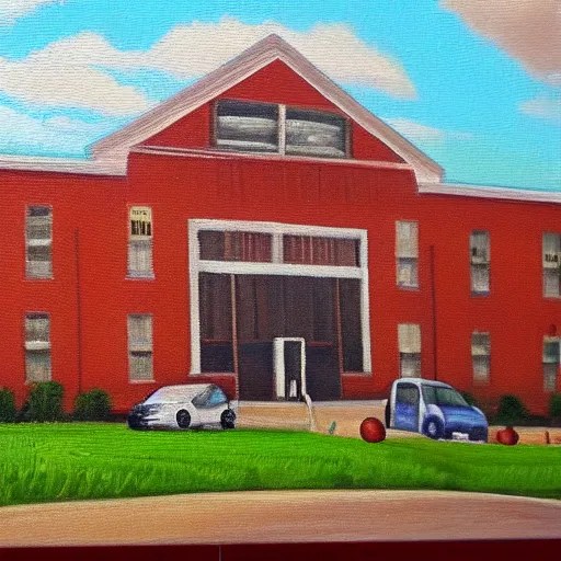 beautiful oil painting of galva elementary school in Stable Diffusion OpenArt