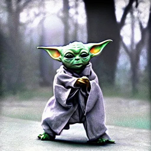 “baby yoda riding a marvelous horse, cinematic Stable Diffusion