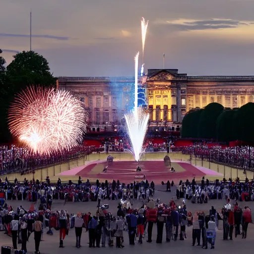 Buckingham Palace moved to Washington DC, Fourth of Stable Diffusion