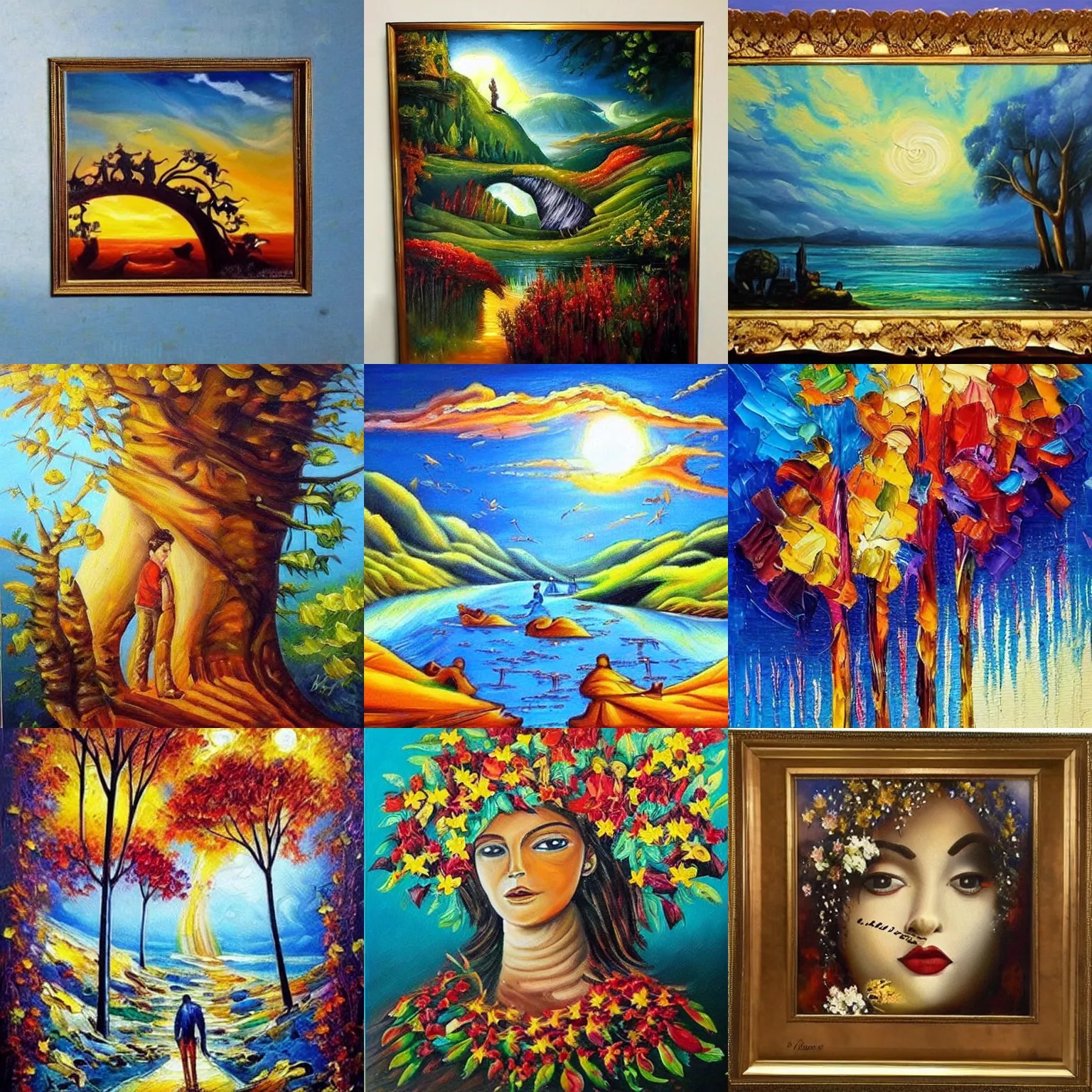 This is the most creative and special oil painting Stable Diffusion