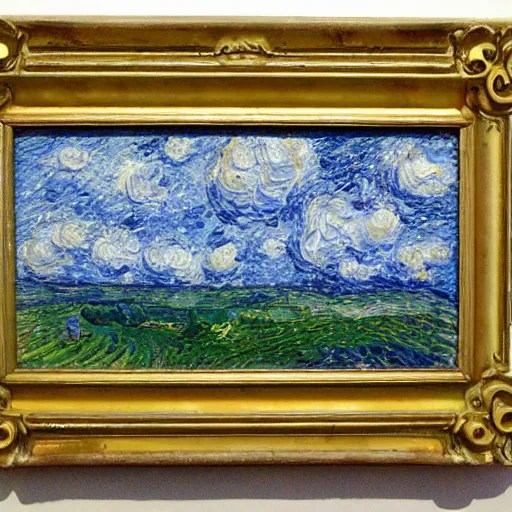 oil paint impasto relief of the rolling sussex downs Stable Diffusion OpenArt