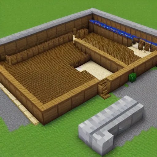 minecraft horse stables, modern, stylish Stable Diffusion