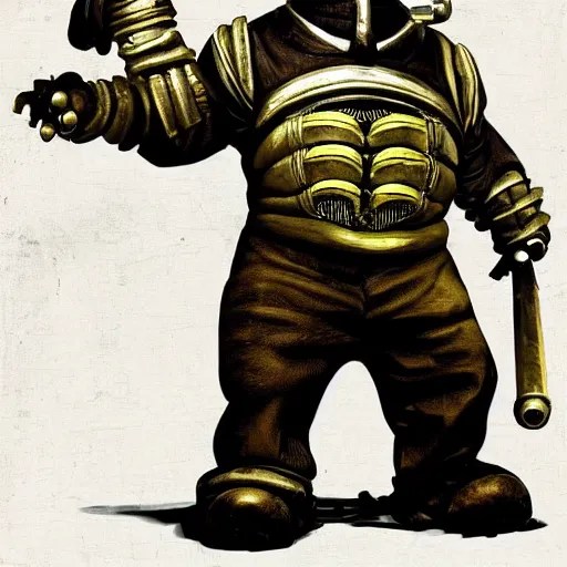 big daddy from bioshock Stable Diffusion OpenArt
