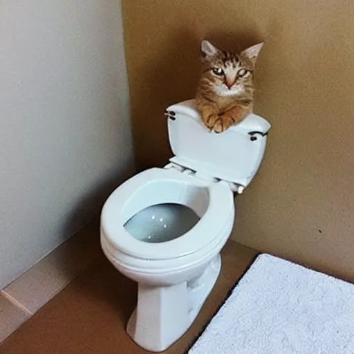 toilet cat Stable Diffusion OpenArt