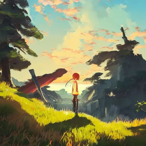 cel shaded, toon shaded style, anime key visual, Stable Diffusion