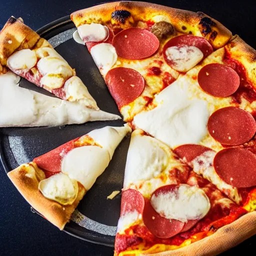 a pizza made out of ice cream Stable Diffusion OpenArt