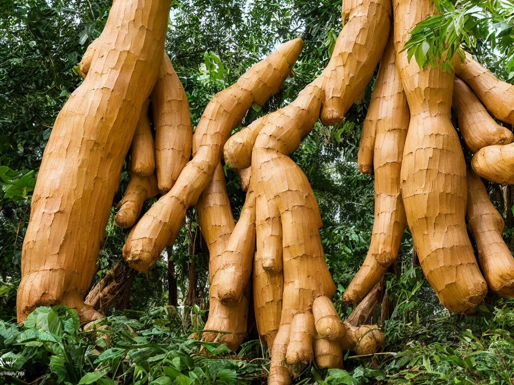 worlds largest ginger root, giant ginger root, sigma Stable Diffusion