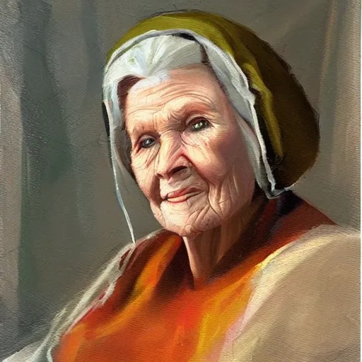 kitboga as an old lady, oil painting Stable Diffusion OpenArt