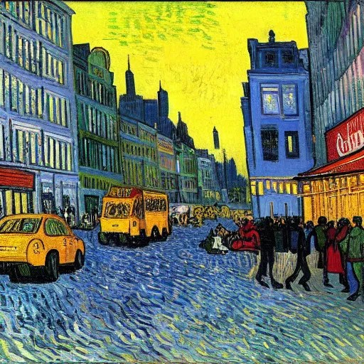 new york city painted by vincent van gogh Stable Diffusion OpenArt