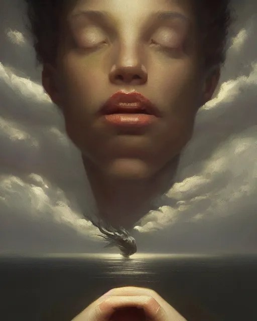 the mind's eye viewing the stream of thought, Stable Diffusion OpenArt