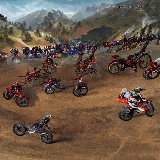 erzberg rodeo off road motorcycle race in a 7 circles Stable