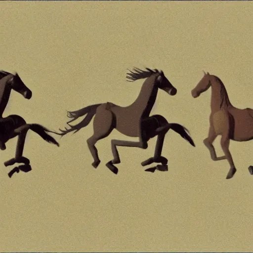 an animation of a horse running frame by frame Stable Diffusion OpenArt