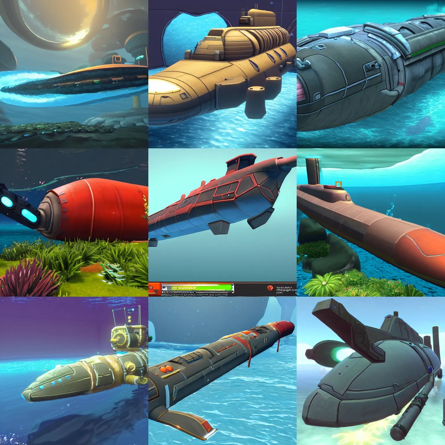 A submarine from the game Subnautica Stable Diffusion OpenArt