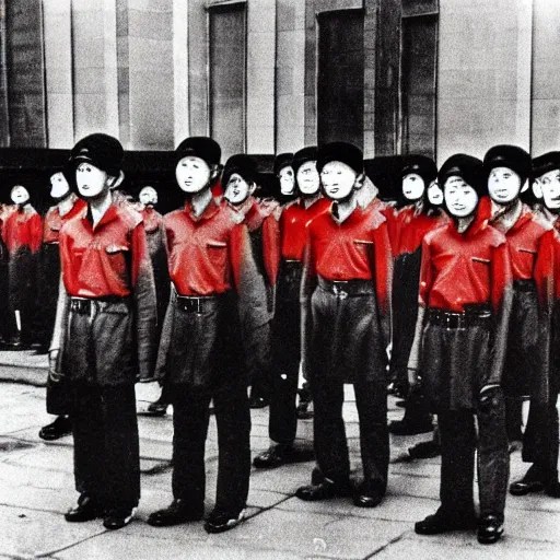 The Red Guards are members of the student and school Stable Diffusion