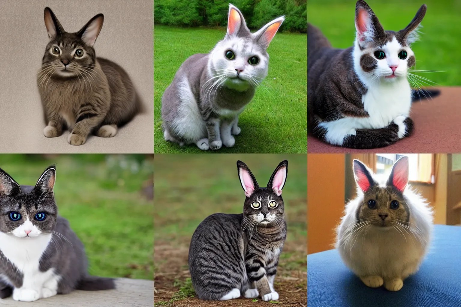 a catbunny hybrid Stable Diffusion