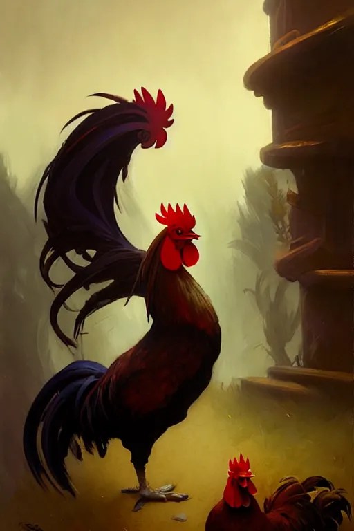 rooster familiar by bayard wu, anna podedworna, gaston Stable