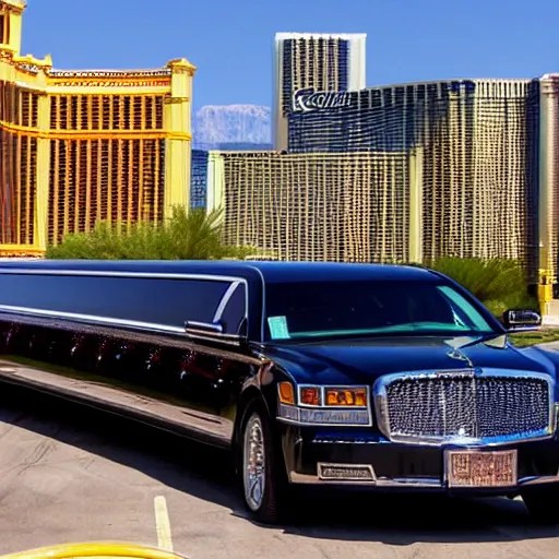 limousine rolling up to ceasers las vegas Stable Diffusion OpenArt