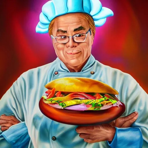 airbrushed portrait of 'The Final Boss of Cooking' | Stable Diffusion