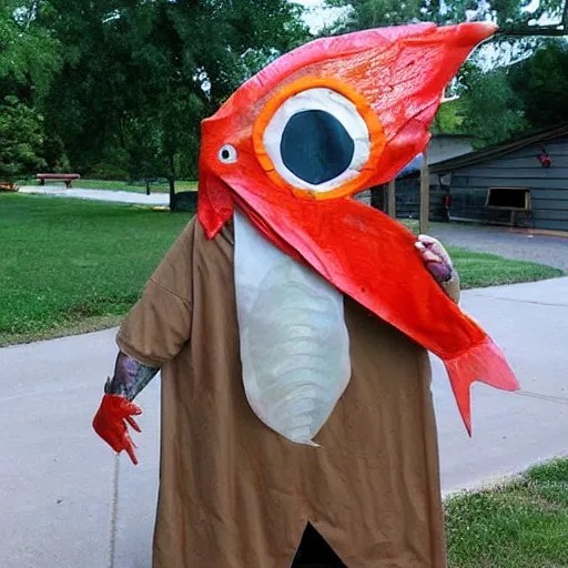 a fish costume, outdoors, craigslist photo Stable Diffusion OpenArt