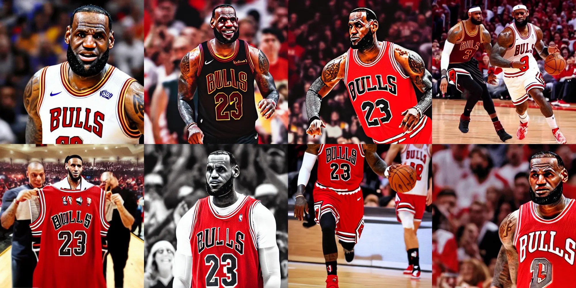 lebron james in a chicago bulls jersey Stable Diffusion OpenArt