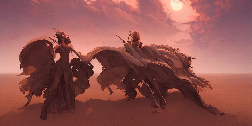 on a dark desert highway,, art by artgerm and greg Stable Diffusion