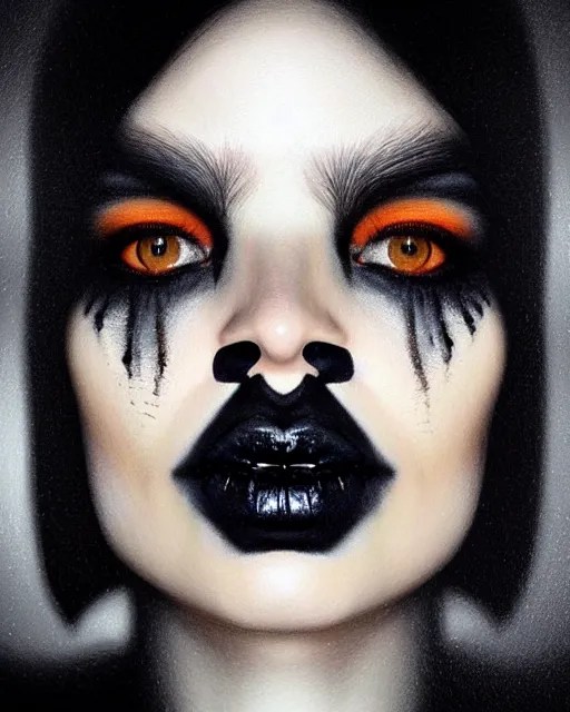 portrait of crow ) ) ), zoom, rule of thirds, Stable Diffusion