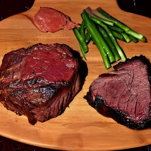 chuck roast, chuck norris face made of meat Stable Diffusion OpenArt