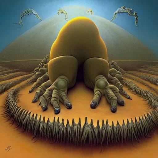 the crawling chaos by Vladimir Kush Stable Diffusion OpenArt