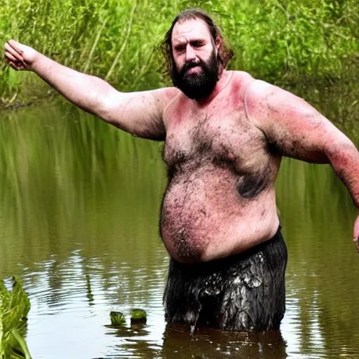 hideous ugly hairy greasy glistening dirty horrible | Stable Diffusion