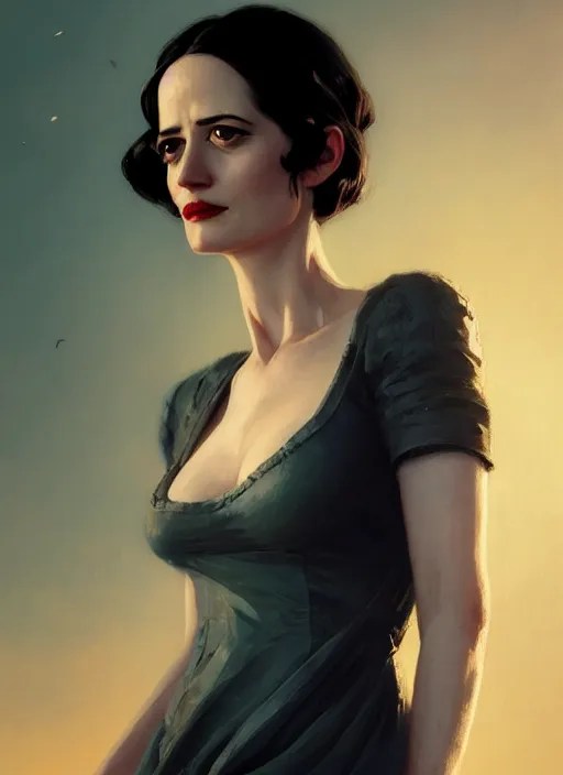 highly detailed portrait of eva green as vesper lynd Stable Diffusion