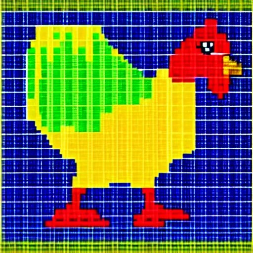 Chicken pixel art Stable Diffusion OpenArt