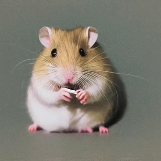 hamster smoking a cigarette that’s twice it’s size Stable Diffusion OpenArt