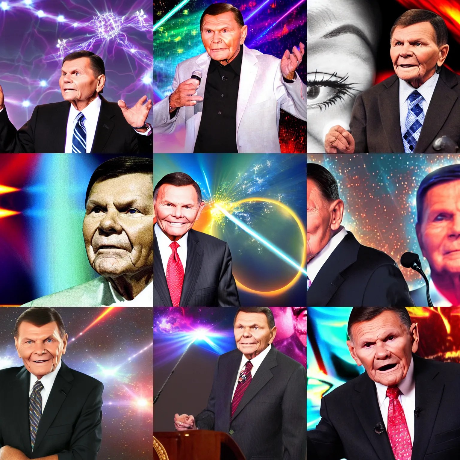 high quality photo of christian televangelist Stable