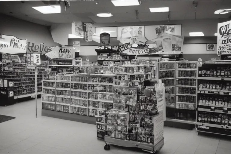 fred meyer deli in 1 9 9 8. polaroid Stable Diffusion OpenArt