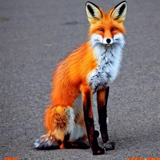 what does the fox actually say, it is sad no one can Stable Diffusion