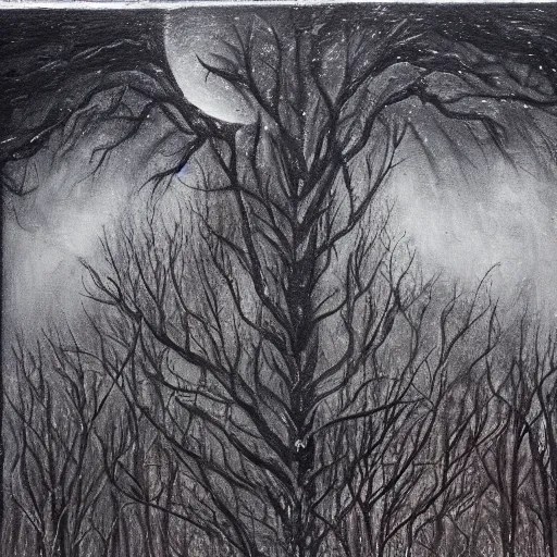 a dark esoteric painting with hidden secret meanings, Stable