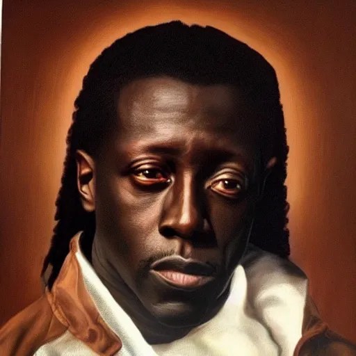Wesley Snipes masterpiece portrait painting by Stable Diffusion OpenArt