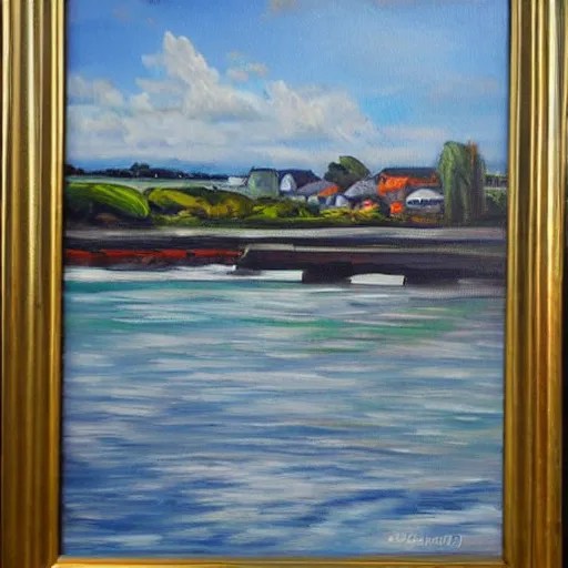oil painting of Ballina Stable Diffusion