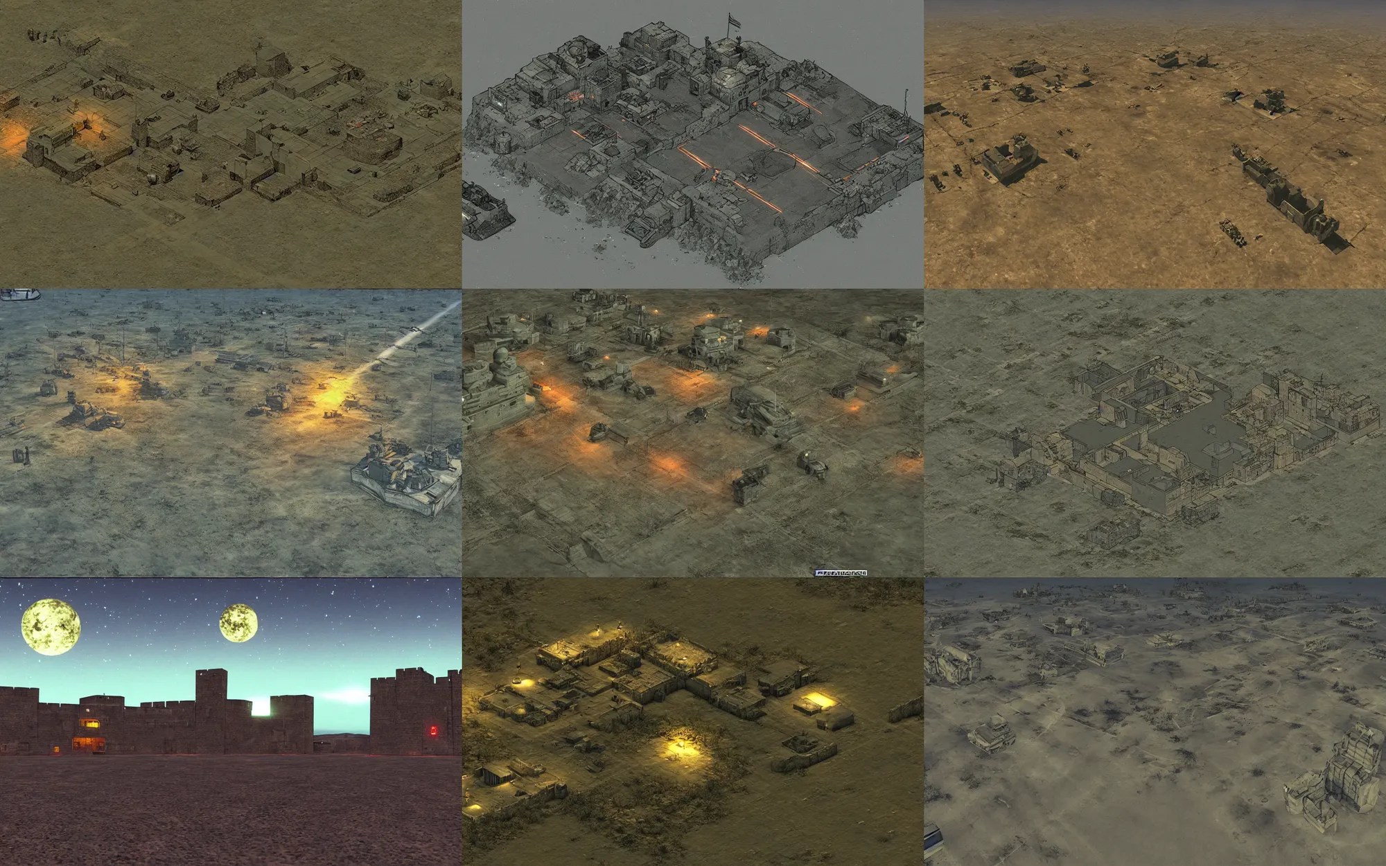 the military fortress of outer heaven circa 1 9 9 5 at Stable Diffusion