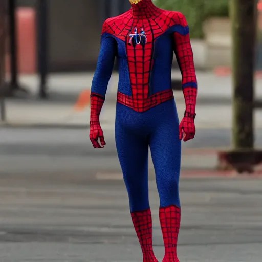 matt smith wearing a spiderman suit Stable Diffusion