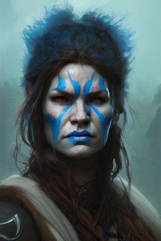 Celtic Warrior Face Paint