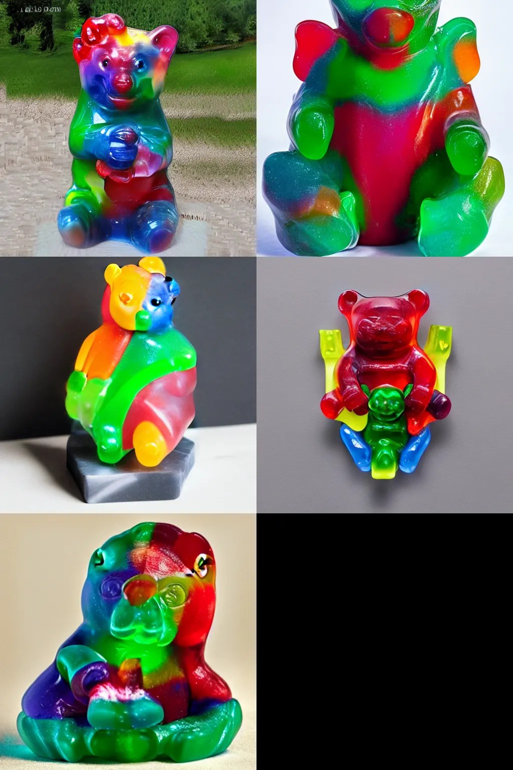 gummy bear marble sculpture Stable Diffusion OpenArt
