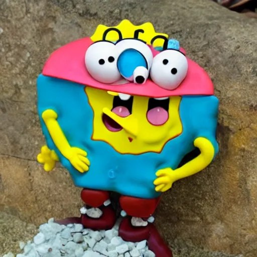 spongebob stone sculpture. Stable Diffusion OpenArt
