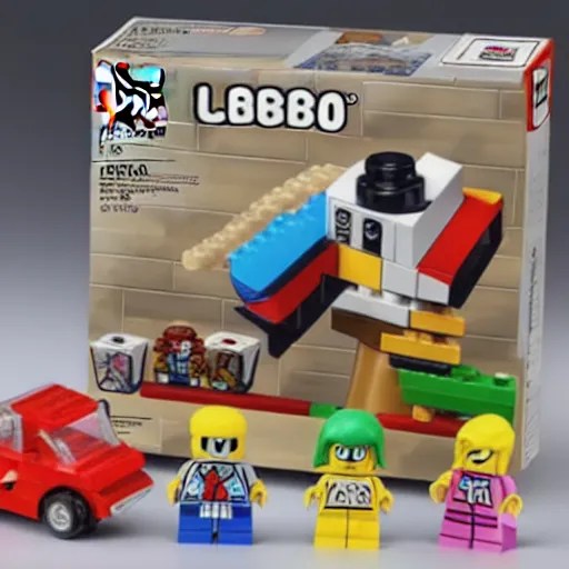 nintendo kirby lego set, detailed Stable Diffusion