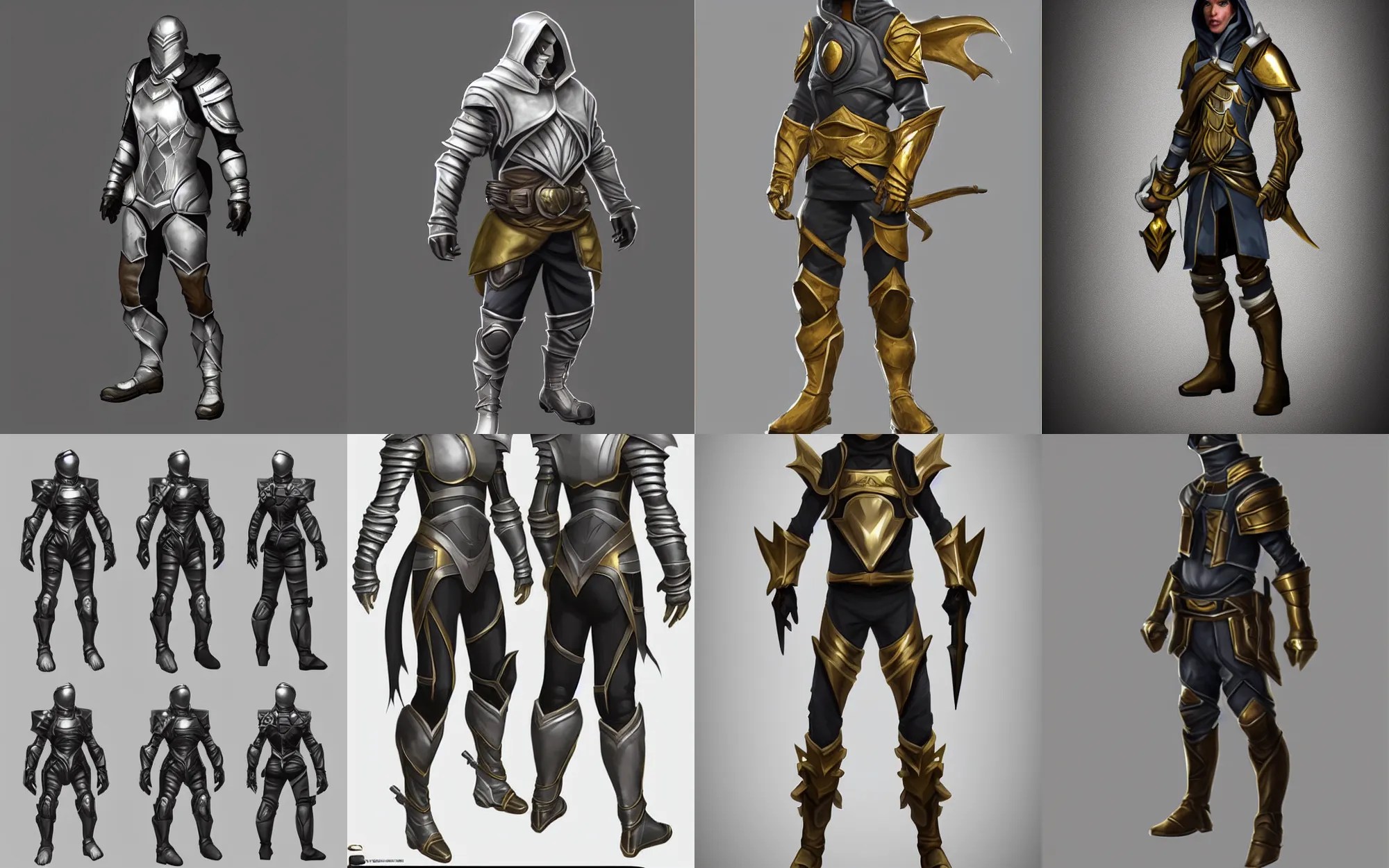 male rogue light armor, trending on artstation, Stable Diffusion