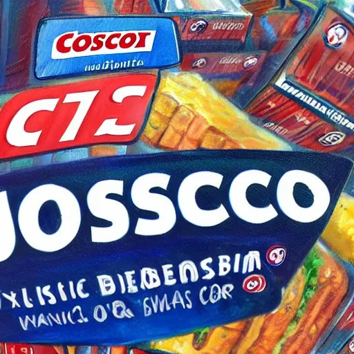 costco membership card. oil painting, digital art, Stable Diffusion