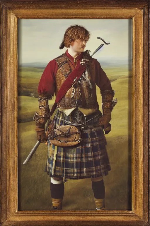 a portrait of a Scottish laird, art Stable Diffusion