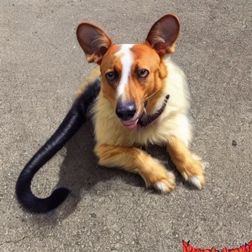 A creature that is half dog, half cat Stable Diffusion OpenArt